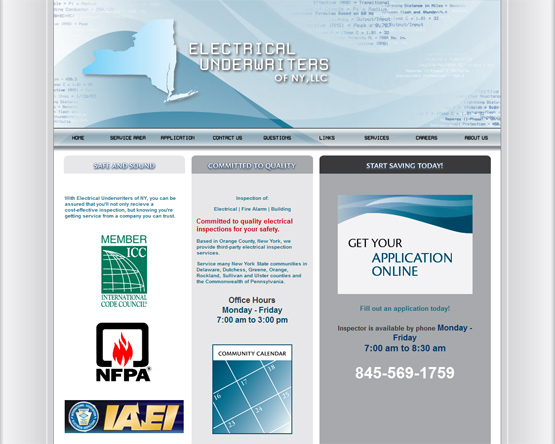 Electrical Underwriters Website