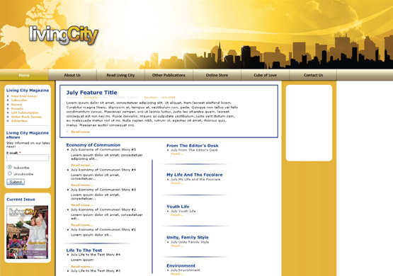 Living City Website